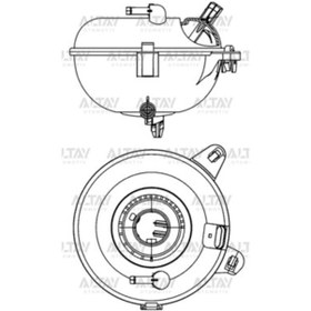 Resim Behr Yedek Su Deposu Golf7 / Passat / A3 / Leon / Octavia 13 Bhr-crt21000s 