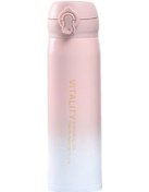 Resim Padalink 500ml Paslanmaz Çelik Vakum Termos Bardak, Bpa-sız, Kolay Temizlenir, Seyahat Ve Kahve İçin, Pembe 