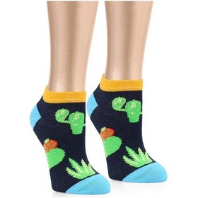 Resim Ozzy Socks 5 Çift Eğlenceli Desenler Kadın Patik Çorap Ozzyp005-36 - 40 Çok Renkli 