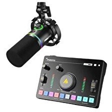 Resim Maono AMC2 NEO ve PD200X Canlı Yayın Mikser Seti (Siyah) 