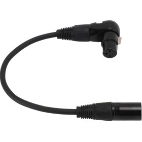 Resim Vkemall 90 Derece Xlr Female'den Düz Xlr Male'ye 3 Pin Mikrofon Bağlayıcı Adaptörü - Ses Aktarımlı, Anti-parazit, Mikserler Ve Stüdyolar İçin 1 Metre Kablo 