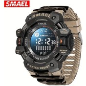 Resim Sunshine022 Smael Spor Digital Erkek Kol Saati Kamuflaj Mavi Büyük Kadranlı Çok Fonksiyonlu Diğer 