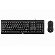 Resim Hp Km100 Kablolu Klavye Mouse Set İngilizce Q 