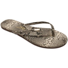 Resim Tkees Tk-2256 Klasik Parmak Arası Gri Kadın Terlik 