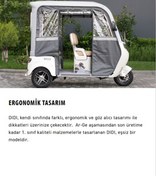 Resim Kuba Dıdı Elektrikli Moped Gri 