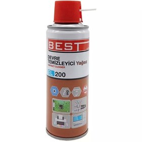 Resim Best El200 Contact Cleaner 200 Ml Yağsız Devre Temizleyici Sprey 6 Adet 