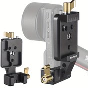 Resim MINIFOCUS Dikey Çekim Kamera Montaj Braketi, Alüminyum Alaşımlı Hızlı Çıkış Plakası, DJI Ronin RS3/RS3 Pro ile Uyumlu, Sosyal Medya Video Genişleme için İdeal 