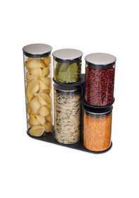 Resim Joseph Joseph 100 Collection Podium 5´li Saklama Kabı Seti Gri 