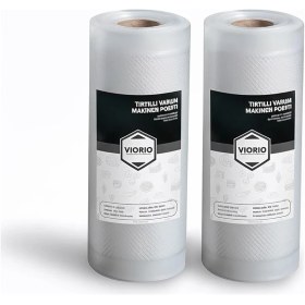 Resim Braventa Collection 10 Metre Tırtıklı Rulo Vakum Poşeti Torbası (Seçenekli) (30 Cm) 