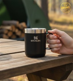 Resim Stanley Siyah Kamp Kupası Classic Legendary 0.23L 