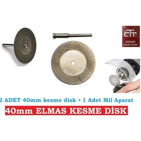 Resim Gravür V.B Elmas Kesme Disk 40Mm -Seramik Cam Kesme 