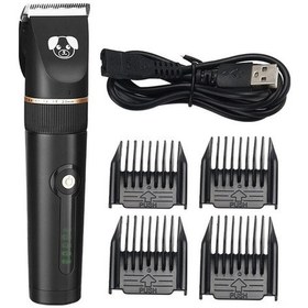 Resim Tongxida Sessiz Usb Şarjlı Evcil Hayvan Tıraş Makinesi - 5 Hızlı Profesyonel Kedi Köpek Bakım Aleti Farklı Renklerde Çok Renkli 