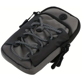 Resim Hightower Gery Surron X160 X260 Ebike Çamur Motosikleti Ön Çerçeve Batarya Cep Straplı Çanta Gri 