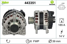 Resim VALEO 443351 | Alternatör (Renault Clio V Megane IV Kadjar-Nissan) Fg18t177 