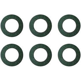 Resim 32650 Lifepo4 Pil İçin Yapışkanlı Yalıtkan Conta Kağıt Artı Kutup Delikli (33 Adet) 