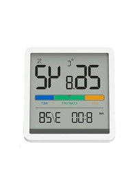Resim Novahub Yeni Xiaomi Miiiw Sessiz Bebek Odası Sıcaklık Nem Saati - 3.34 Lcd Ekran 