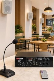 Resim Lastvoice Large Paket-2 Hoparlör ve Anfi Anons Ses Sistemi Seti 