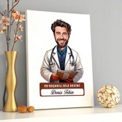Resim En Başarılı Erkek Aile Hekimi Karikatürlü Tablo 