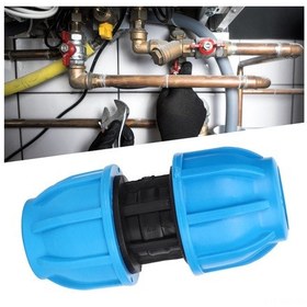 Resim Hangfox 4 Adet Pe Plastik 25mm X 25mm Düz Bağlantı Elemanı, Klorlastan Kurtarır, Korozyona Dayanıklı, Su Borusu Uyumlu Bağlayıcı 