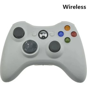 Resim Tialating Kablosuz Beyaz-Kablosuz/kablolu Oyun Denetleyicisi Xbox 360 Gamepad Joystick Için x Box 360 Controle Joypad Win7/8/10 Pc (Yurt Dışından) 