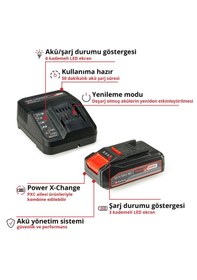 Resim Einhell TE-CN 18/32 Li, Akülü Zımba/Çivi Çakma Seti (2,5 Ah Akü ve Şarj Cihazı Dahildir) 