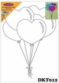 Resim Dkt012 Desenli Tuval Kompozit Boyama 25x35 Cm 