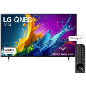 Resim LG 86'' 218 Ekran 4K Smart AI Sihirli Kumanda HDR10 webOS24 QNED TV 