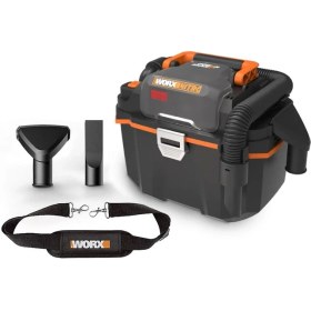 Resim Worx WX031.9 20VOLT 200W/16KPA Li-Ion Kömürsüz Flexi Esnek Hortumlu Islak/kuru Süpürge & Üfleme (Akü Dahil Değildir) 
