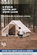 Resim HOT POWER 6 Kişilik 4 Mevsim Şişme Kamp Çadırı 