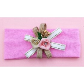 Resim BUKAWEAR Kız Bebek Pembe Aksesuarlı Bandana 