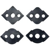 Resim Homyl 4x Yönlendirici Köşe Yarıçapı Jig Yönlendirme Siyah 