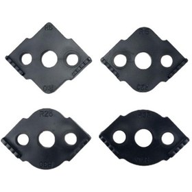 Resim Homyl 4x Yönlendirici Köşe Yarıçapı Jig Yönlendirme Siyah 