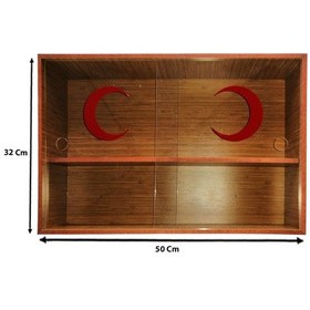 Resim Selena Ecza Dolabı Ceviz 