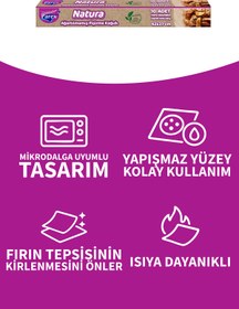 Resim Parex Natura Ağartılmamış Hazır Kesilmiş Pişirme Kağıdı 10 Adet 42x37cm 24 Paket 