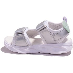 Resim Vicco 321f24y204 Hilda Beyaz Ortopedik Günlük Işıklı Kız Çocuk Spor Sandalet 001 