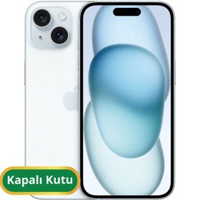 Resim Apple iPhone 15 YD Sıfır Kapalı Kutu | 256 GB Mavi 