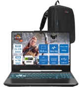 Resim Asus Tuf Gaming A15 FA506NCR Amd Ryzen 7 7435HS 24GB Ddr5 4tb SSD RTX3050 4gb 15.6\ Fhd IPS 144HZ Freedos Taşınabilir Bilgisayar HN034F08 + Zetta Çanta 