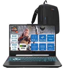 Resim Asus Tuf Gaming A15 FA506NCR Amd Ryzen 7 7435HS 24GB Ddr5 4tb SSD RTX3050 4gb 15.6\ Fhd IPS 144HZ Freedos Taşınabilir Bilgisayar HN034F08 + Zetta Çanta 