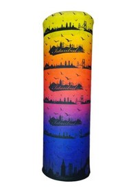 Resim Ride To Love Istanbul Desenli Bandana & Boyunluk Çok Renkli 