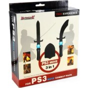 Resim Gd 34 Ps3 Move 3in1 Combat Pack Aksesuar Seti Kılıç Balta Bıçak 