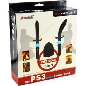 Resim Gd 34 Ps3 Move 3in1 Combat Pack Aksesuar Seti Kılıç Balta Bıçak 