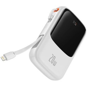 Resim Baseus Qpow Pro Dijital Göstergeli 10000mah 20w Hızlı Şarj Powerbank Apple Uyumlu iPhone Lightning Kablolu- 5775 Diğer 