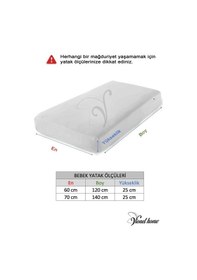 Resim Vionel Home Pamuklu Sıvı Geçirmez Bebek Ve Çocuk Yatak Koruyucu Alez Beyaz 