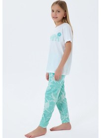 Resim U.s. Polo Assn. Kız Çocuk Yeşil Pijama Takım Us2506-c-v2 Yeşil 