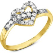 Resim Kalpli Altın Yüzük Fty03604765 Altınsepeti 