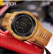 Resim Oldfriend Sanda Erkek Spor Saati Su Geçirmez Adım Kalori Sayar Sarı Kadran Diğer 