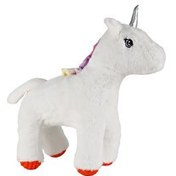 Resim Valeria Unicorn Beyaz Turuncu Ayaklı Peluş 