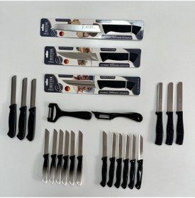 Resim Solingen PRO Çeyiz Paketi SİYAH 23 Parça + (Solingen Bez Hediyeli) 