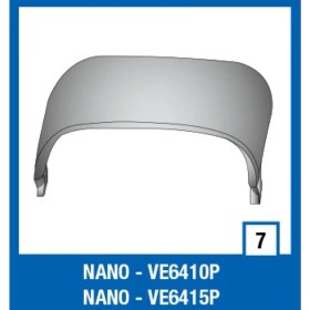 Resim Shark Raw Tepe Havalandırma Çizgili Mat VE6416P 