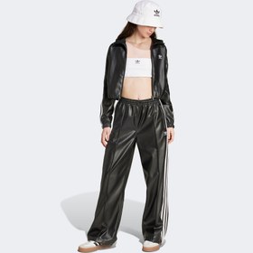 Resim adidas Firebird Pleather Tt Kadın Siyah Eşofman Üstü 